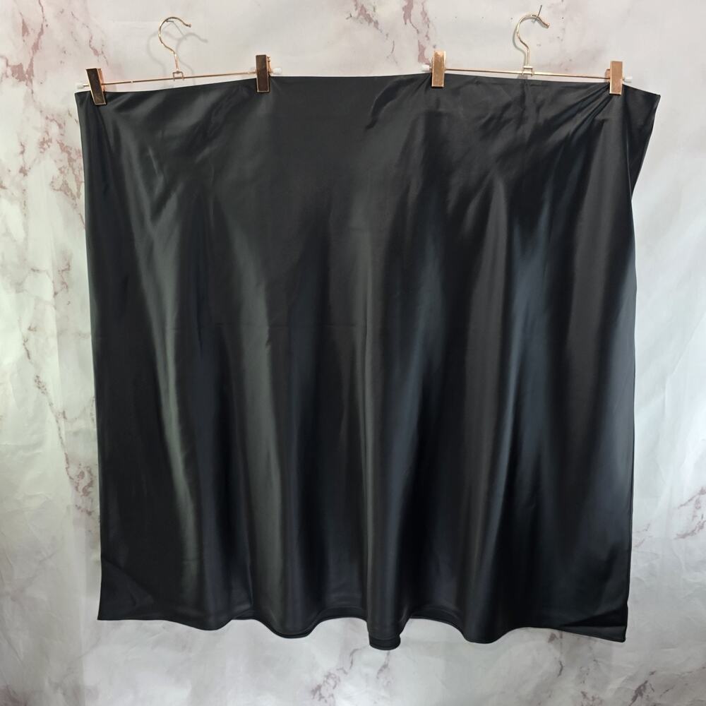 Universal Standard Skirt Womens 40 4XL 40W Black Cee Cee Midi Bias Office